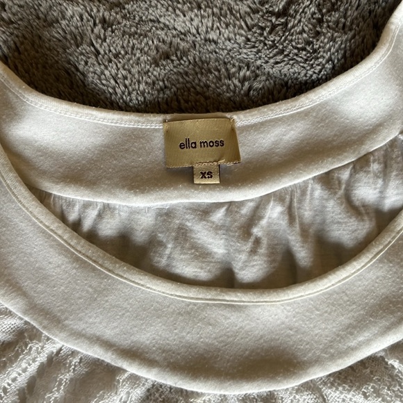 Vintage Ella Moss dress casual white - Picture 3 of 8